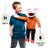 25" Mouse w/Sneakers, Full Body, Ventriloquist Style, Animal Puppet view 2