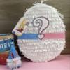 2-D He or She Easter Egg Pinata for Gender Reveal Party view 3
