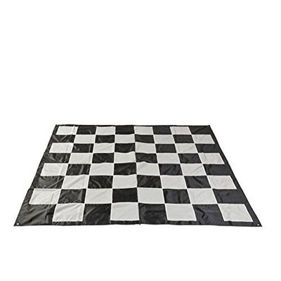 MegaChess Large Chess Game Mat - Nylon - Large Size - Compatable with The 12 Inch and 16 Inch Large Chess Sets and The 4 Inch Large Checkers