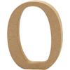 Creativ "o" Mdf Letter, Brown, 13 x 2cm view 1