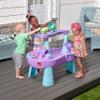 Step2 Rain Showers and Unicorns Water Table, Kids Water and Sand Activity Sensory Playset, Summer Outdoor Toys, 13 Piece Water Toy Accessories, for Toddlers 1.5+ Years Old, Blue & Purple view 2