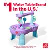 Step2 Rain Showers and Unicorns Water Table, Kids Water and Sand Activity Sensory Playset, Summer Outdoor Toys, 13 Piece Water Toy Accessories, for Toddlers 1.5+ Years Old, Blue & Purple view 3