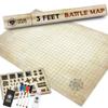 Melee Mats DND Map Starter Set - 24 x 36", Wet & Dry Erase Battle Terrain Grid for Dungeons and Dragons - Ultimate Tabletop Gaming Experience with Accessories view 1