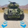 fisca Remote Control Tank, 2.4Ghz 15 Channel 1/20 Sherman M4A3 Main Battle RC Tank that Shoot BBS Airsoft for Kids Age 10 11 12-16 Year Old view 2