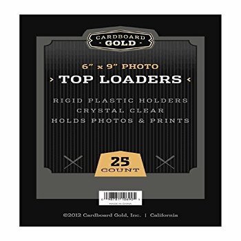 250 CBG Pro Top Loaders Toploaders Cardboard Gold 6x9 Photo Case - Sealed- Keeps Photos Memorabilia and Oversized Cards Ultra Protected-Full CASE