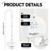 Otamatone Japanese Electronic Musical Instrument Portable Music Synthesizer from Japan by Maywa Denki Studio Award Winning, Educational Fun Gift for Children, Teens & Adults - White view 4