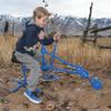 Childrensneeds.com Sand Digger Toy Backhoe for Kids (Ride On) Outdoor Digging Excavator Scooper for Dirt, Snow, Beach, Sandbox | Heavy-Duty Metal, 2-Hand Operation, 360 Swivel Seat | Ages 3+ (Blue) view 4