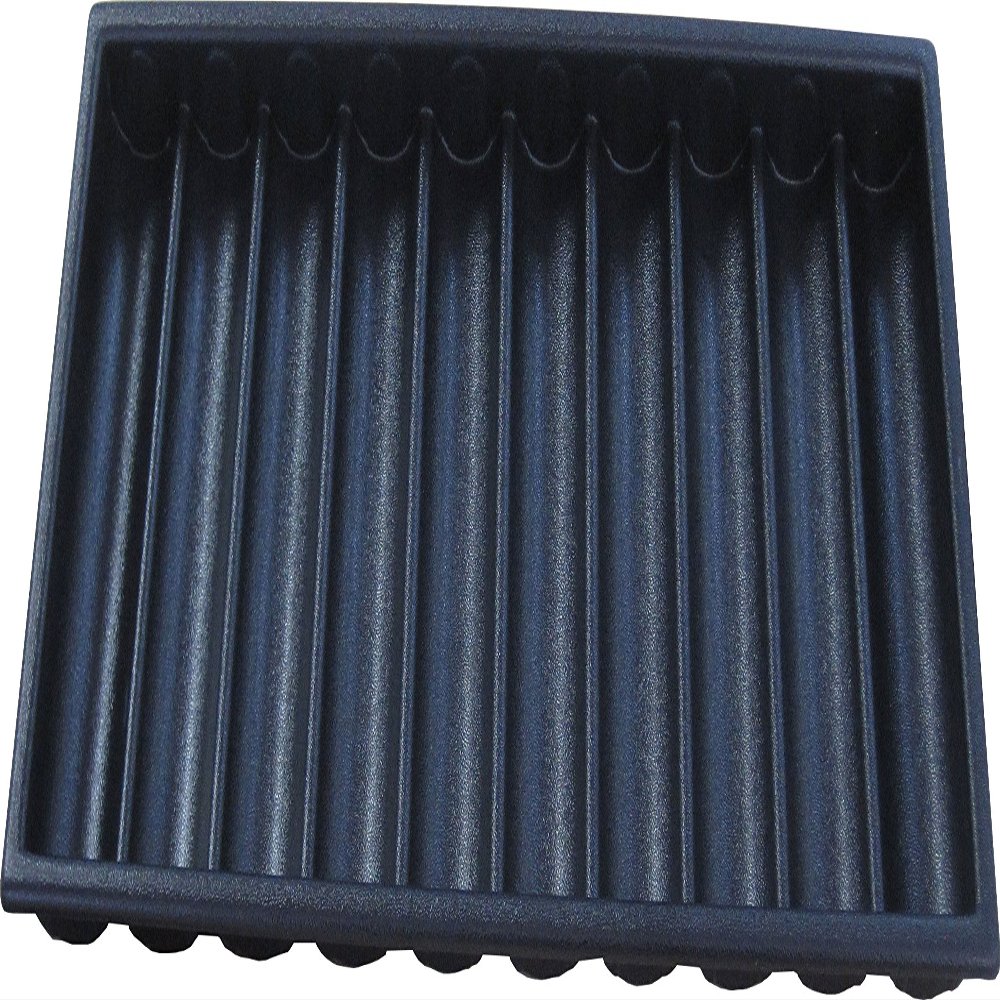 10 Slot Las Vegas Casino Style Dealer Thin Lip Tray