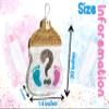 APINATA4U 20" Gender Reveal Baby Bottle Pinata - Adorable Footprints Design for Your Gender Reveal Party! Choose Pink or Blue, Unveil He or She with Exciting Decorations and Supplies! view 4