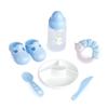 15" Realistic Soft Body Baby Doll with Open/Close Eyes | JC Toys - Berenguer Boutique | 10 Piece Gift Set with Bottle, Rattle, Pacifier & Accessories | Blue | Ages 2+ view 3