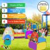 Gift for Toddler Boys & Girls, Ball Pit, Play Tent and Tunnels for Kids, Best Birthday Gift for 3 4 5 Year Old Pop Up Baby Play Toy, Target Game w/ 4 Darts Indoor & Outdoor view 4