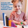 Learning Resources STEM Explorers MathLink Builders - 100 Pieces, Ages 5+ Kindergarten STEM Activities, Math Activity Set and Games for Kids, Mathlink Cubes Activity Set view 4