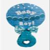 APINATA4U Blue Baby Boy Rattle Pinata with Bow, Its a Boy or Girl Party Decorations, Baby Shower Party Celebration, Gender Reveal Themed Party Supplies and Decor, Gift for Him and Her view 1