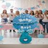 APINATA4U Blue Baby Boy Rattle Pinata with Bow, Its a Boy or Girl Party Decorations, Baby Shower Party Celebration, Gender Reveal Themed Party Supplies and Decor, Gift for Him and Her view 2