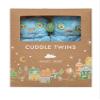 Angel Dear Monster Blue Robot Twin Set Blankies Box. view 1