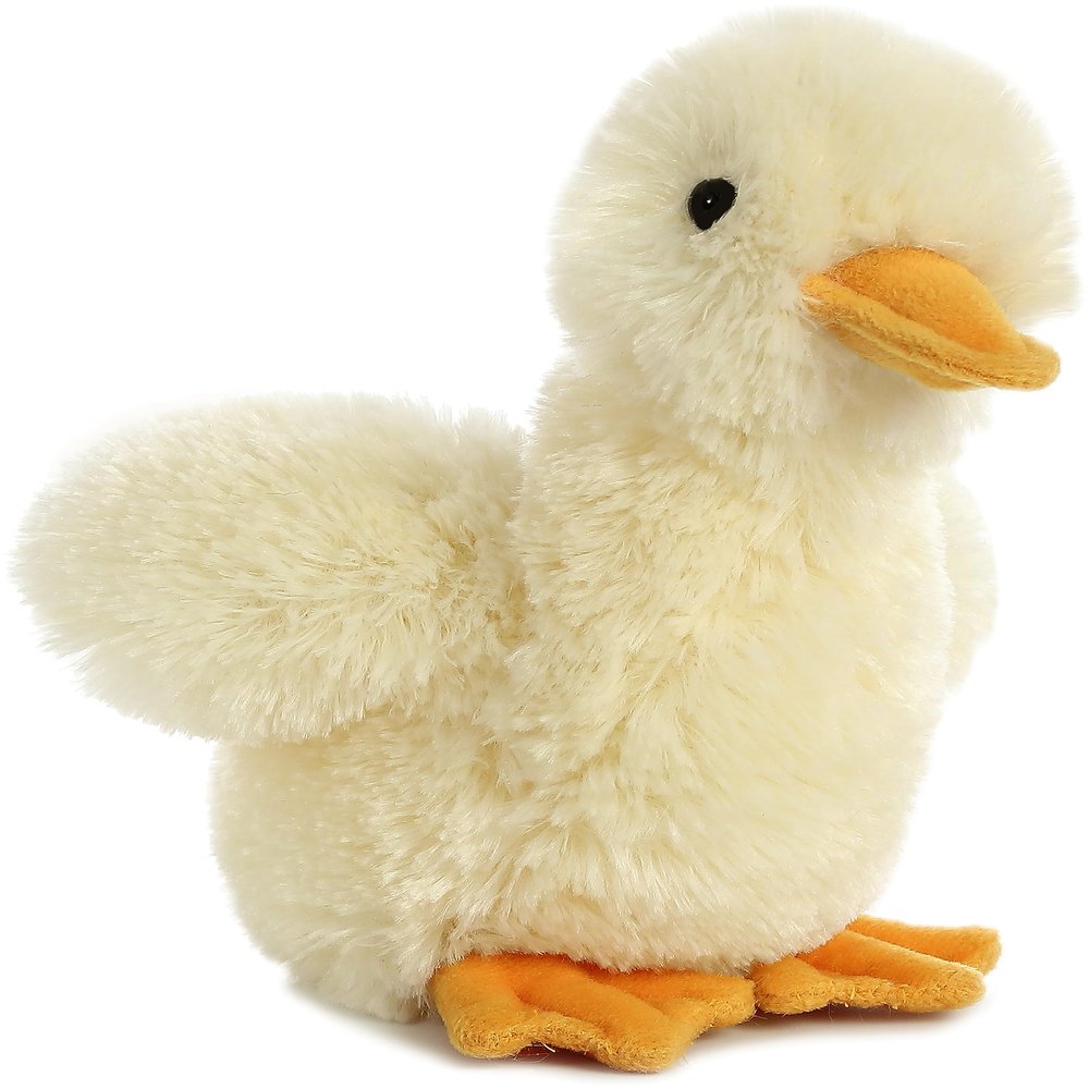 Aurora Adorable Mini Flopsie Duckling Stuffed Animal - Mini Companions Ready for Playful Adventures - for Kids All Ages, Toddlers, Adults, and Families - Yellow 6.5 Inches