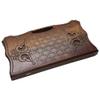 23.6 inch Large Hand Carved 2 in 1 Armenian Backgammon Checkers Handmade Nardi High Detail Wooden Board Game Hand Crafted Nardy + Gift view 2