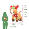 Cuddle Barn - Rock & Roll Rider | Animated Walking Dancing Singing Christmas Holiday Reindeer Sings Sleigh Ride, 10 Inches view 3