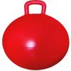 AppleRound Space Hopper Ball with Air Pump, 18in/45cm Diameter for Age 3-7, Kangaroo Bouncer, Hippity Hoppity Hop Ball for Children, Plain Color (Red) view 1