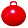 AppleRound Space Hopper Ball with Air Pump, 18in/45cm Diameter for Age 3-7, Kangaroo Bouncer, Hippity Hoppity Hop Ball for Children, Plain Color (Red) view 2