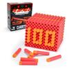 EKIND 100 Pcs Waffles Darts Refill Pack Foam Bullet Compatible for NERF N-Strike Series Blaster (Red) view 1