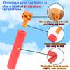 EKIND 100 Pcs Waffles Darts Refill Pack Foam Bullet Compatible for NERF N-Strike Series Blaster (Red) view 3