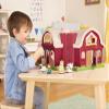Battat Big Red Barn, Animal Farm Playset  Learning Toy for Toddlers, 18M Plus, 13.5" x 9"x 12" view 2