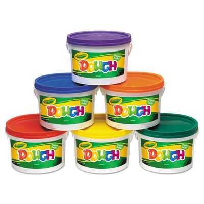 Crayola Modeling Dough 3 Lbs Assorted Colors 6 Per Set