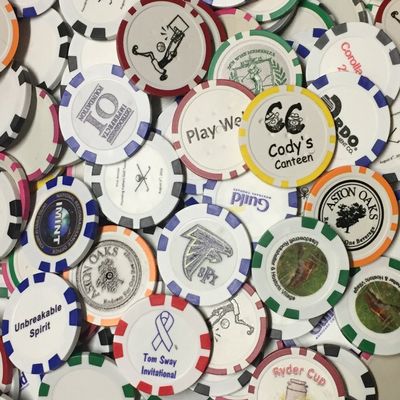Overrun and Misprinted Poker Chips, New and Unused! 100 Count!