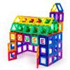 Playmags Magnetic Tile Building Set: Exclusive Educational Clickins  80-Pc. Kit: 40 Super Strong Clear Color Magnet Tiles Windows & 40 Letters & Numbers  Stimulate Creativity & Brain Development view 2