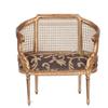 Melody Jane Dollhouse Louis XIV Small Setee Gold Rattan Sofa Miniature 1:12 JBM Furniture view 1