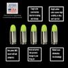 ST Action Pro 9mm Dummy Rounds 20 Pack Inert Training Ammunition for Dry Fire, Malfunction Drills & Classroom Use  Nickel Casing, UV Reactive, Veteran-Owned, Assembled in USA  Safe & Reusable view 2