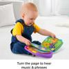 Fisher-Price Baby Learning Toy Laugh & Learn Storybook Rhymes Musical Book with Lights & Sounds for Infants Ages 6+ Months view 3