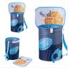 AO BLARE 14X19Inch Basketball Hoop Toy Bucket Laundry Basket Clothes Hamper Toys Basket Storage Bucket Folding Cylinder Laundry Basket Toy Box Organizer Storage Bag view 3