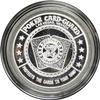 MRC POKER Hand Painted Poker Card Guard Protector - Big Slick Silver view 2