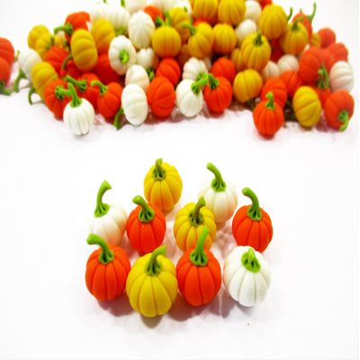 10 Mixed Loose Pumpkin Dollhouse Miniature Vegetable Halloween Supply 13120