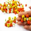 10 Mixed Loose Pumpkin Dollhouse Miniature Vegetable Halloween Supply 13120 view 2
