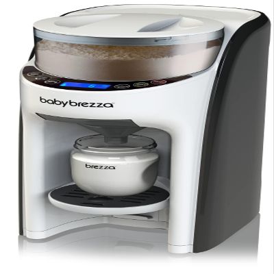 Baby Brezza New and Improved Formula Pro Advanced Formula Dispenser Machine - Automatically Mix a Warm Formula Bottle Instantly - Easily Make Bottle with Automatic Powder Blending, White