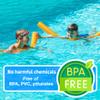 2 Pack Oodles Jumbo 55 Inch x 3.5 Inch Swimming Pool Noodle Foam Multi-Purpose Blue view 3