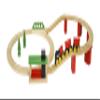 BRIO World 33424 - Classic Deluxe Railway Set - 25 Piece Wood Train Set with Accessories and Wooden Tracks for Kids Ages 2 and Up view 4