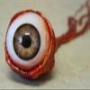 Dead Head Props Premium Life Siz Ripped Out Eyeball Movie Quality Prop Halloween Prop Horror Prop - Light Brown view 1