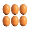 Andux Pack of 6 Easter Eggs Wooden Fake Eggs DIY Painting for Easter Christmas MZJJD-01 view 1