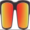 Spy Optic Cyrus, Square Sunglasses, Color and Contrast Enhancing Lenses, Whitewall - Happy Gray Green Red Spectra Mirror Lenses view 2