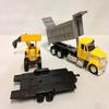 1:43 Scale International Lonestar Dump Truck W/ Wheel Loader view 2