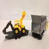 1:43 Scale International Lonestar Dump Truck W/ Wheel Loader view 4