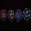 10 NEON UV Clear Polka Dots 11" Glow Blacklight Reactive Party Latex Balloons view 4