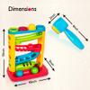Durable Pound A Ball Toys for Toddler, Stacking, Learning, Active, Early Developmental Hammer Montessori Toys, Fun Gifts for Boy & Girl - STEM Educational Toy - Great Birthday Gift Ages 1 2 3 view 4