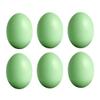 Andux Pack of 6 Easter Eggs Wooden Fake Eggs DIY Painting for Easter Christmas MZJJD-01 view 1