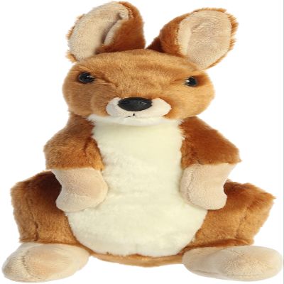 Aurora Adorable Flopsie Kangaroo Stuffed Animal - Used to Create Imaginative Play Adventures - Perfect for Birthdays, Kids and Adults, All Ages - Brown 12 Inches