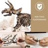 Dig & Discover Dino Triceratops Dinosaur Skeleton 3D Fossil Bones Excavation, Science Educational Toy Kit for Kids, Children view 4